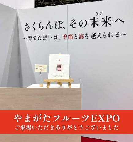 やまがたフルーツ EXPO 出展報告