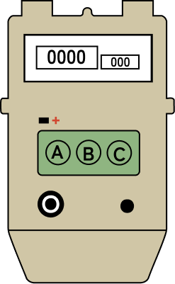 ガスメーターのアイコン