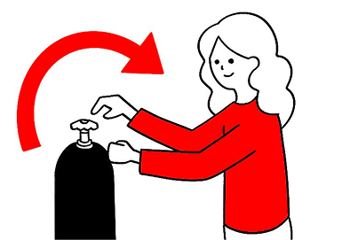 屋外から連絡する